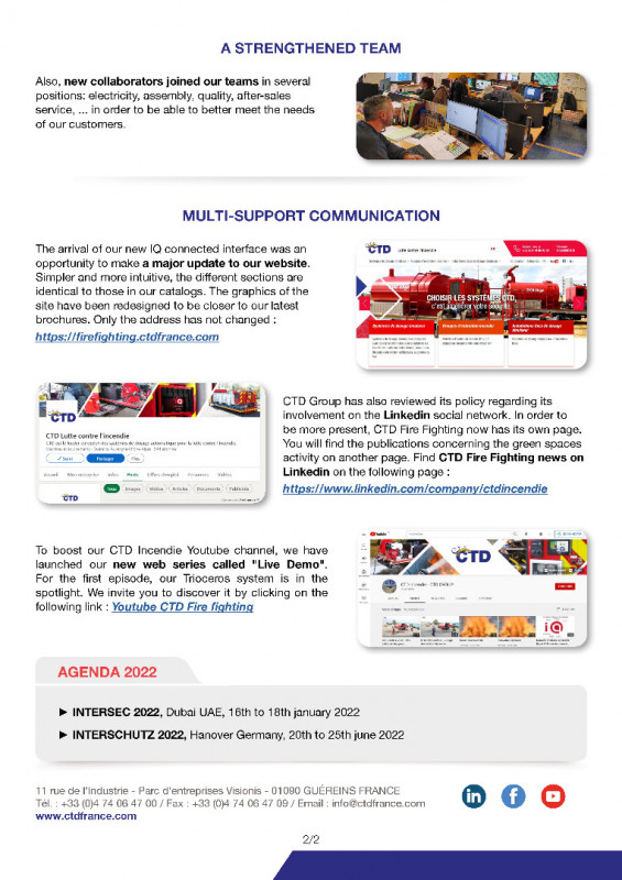 CTD Firefighting - Newsletter #1