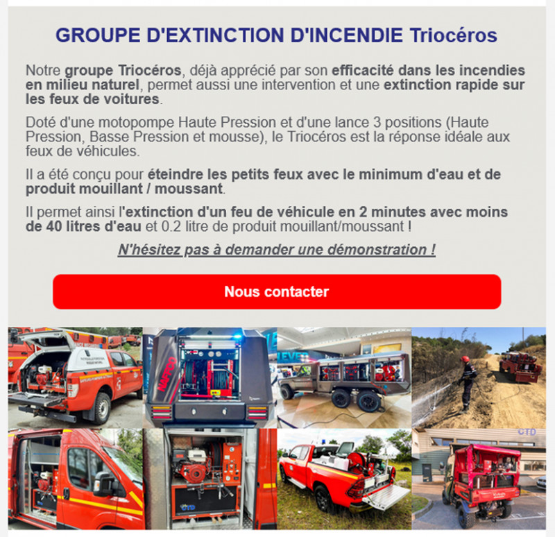  CTD Lutte contre l'incendie - Newsletter #3