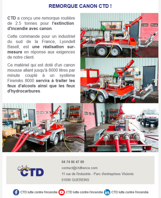  CTD Lutte contre l'incendie - Newsletter #3