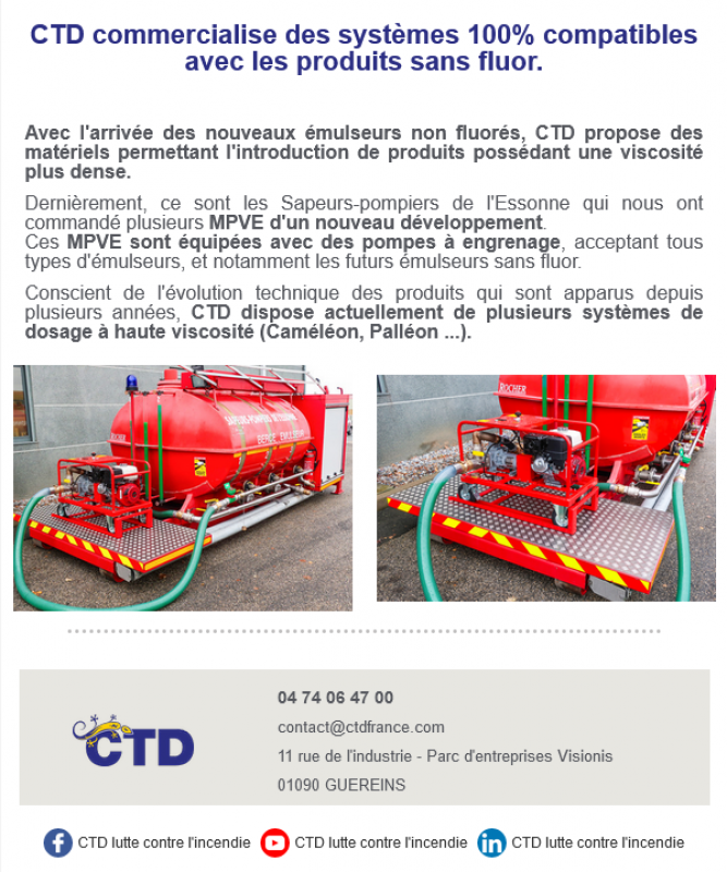  CTD Lutte contre l'incendie - Newsletter #5