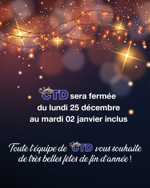 Joyeuses fêtes de fin d'année !