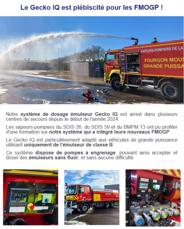 CTD Lutte contre l'incendie - Newsletter #6