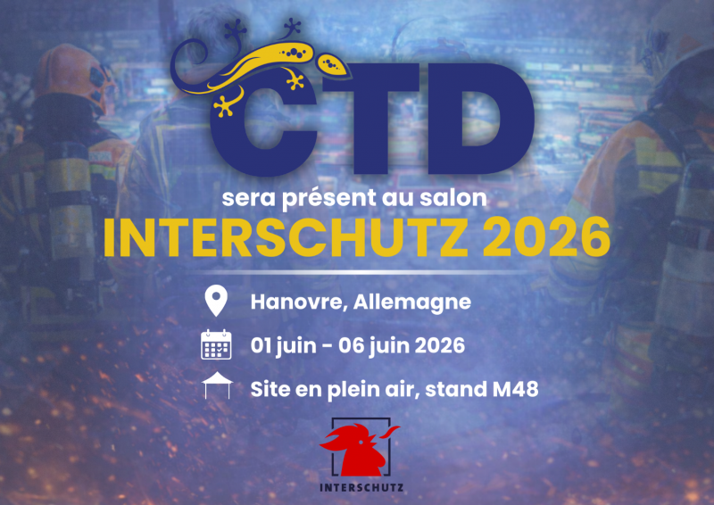 CTD France sera présent au salon Interschutz 2026
